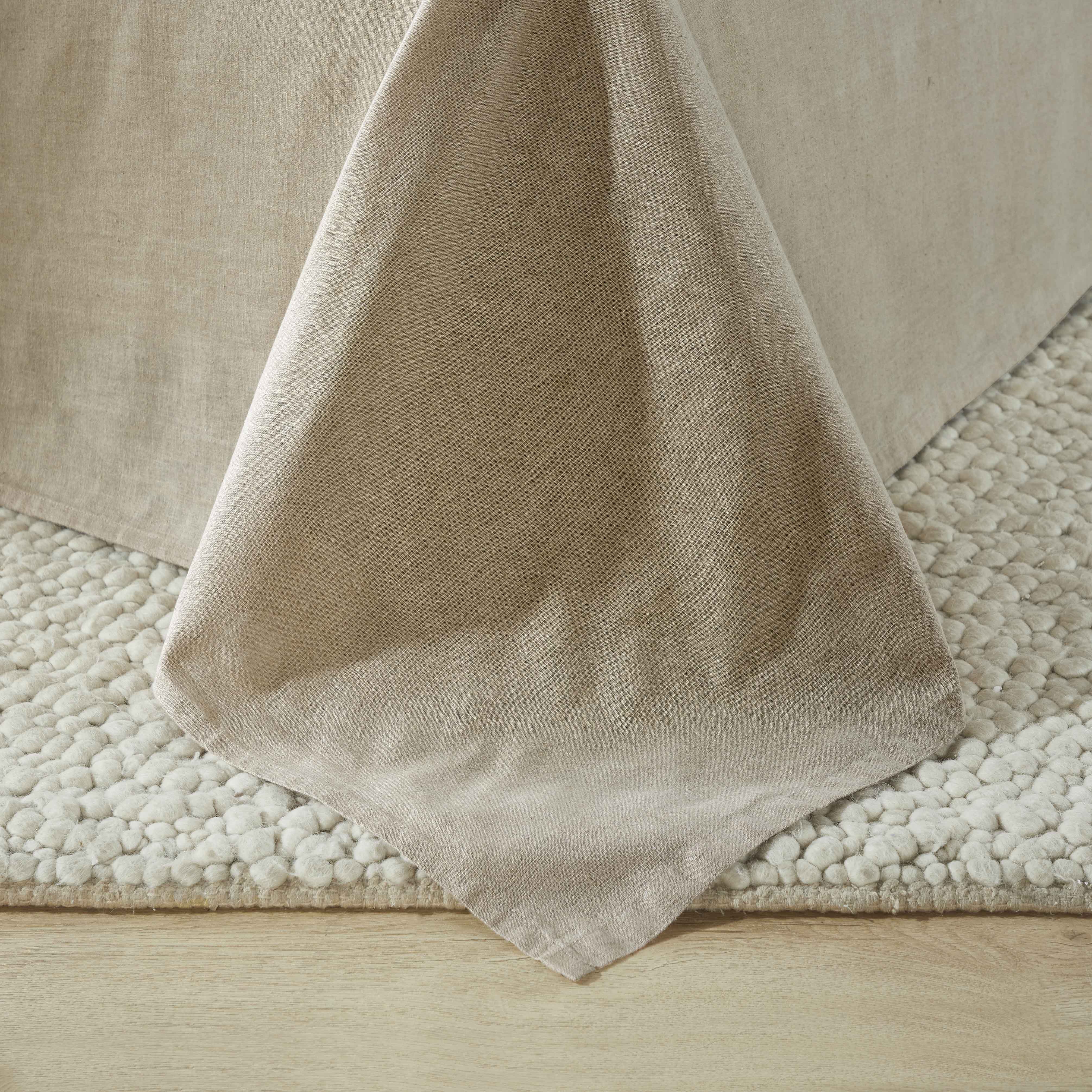 Orion Cotton Linen Blend Garment Washed Deep Pocket Bed Sheet Set