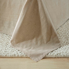 Orion Cotton Linen Blend Garment Washed Deep Pocket Bed Sheet Set