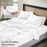 Orion Cotton Linen Blend Garment Washed Deep Pocket Bed Sheet Set
