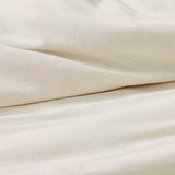 Orion Cotton Linen Garment 3 Piece Duvet Cover Set With Pillow Shams