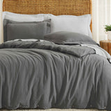 Cotton Linen Lightweight Breathable Duvet Cover Set
