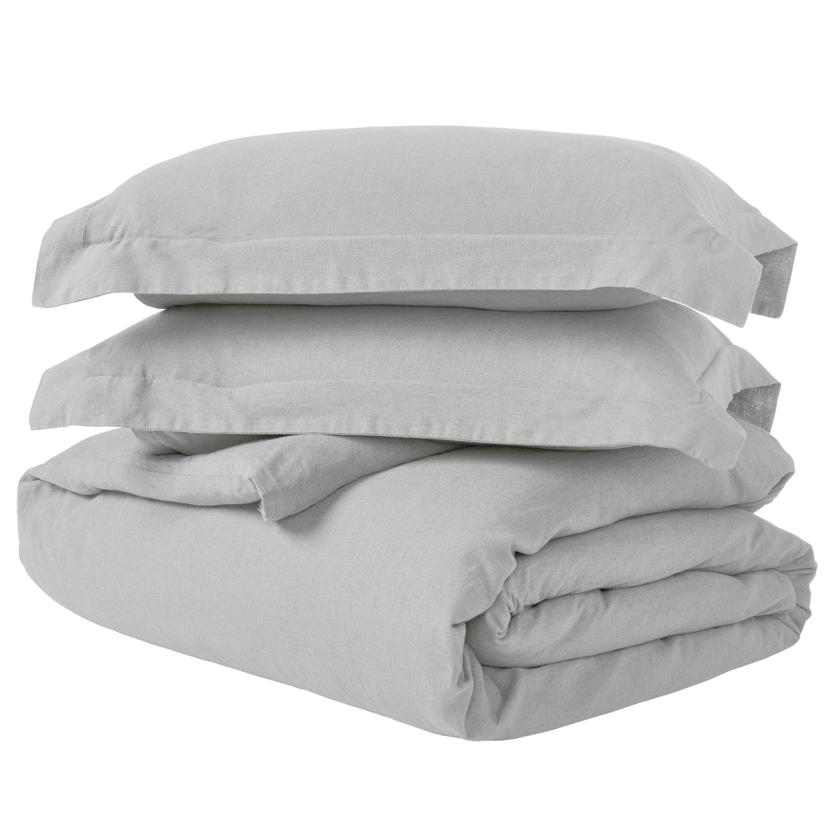 Cotton Linen Lightweight Breathable Duvet Cover Set