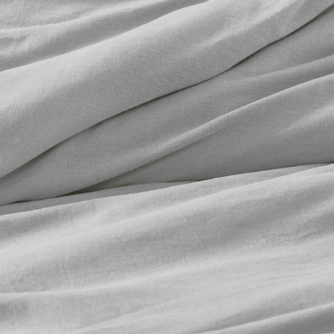 Cotton Linen Lightweight Breathable Duvet Cover Set