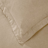 Orion Cotton Linen Garment 3 Piece Duvet Cover Set With Pillow Shams