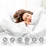 Cotton Linen Lightweight Breathable Duvet Cover Set