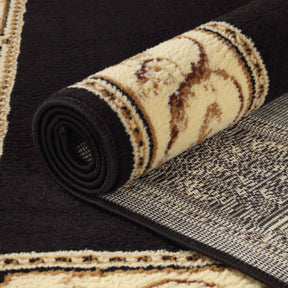 Oversized Medallion Modern Bohemian Indoor Area Rug or Runner Rug