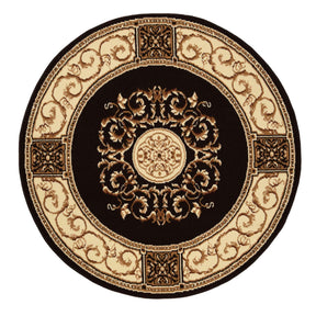 Oversized Medallion Modern Bohemian Indoor Area Rug or Runner Rug