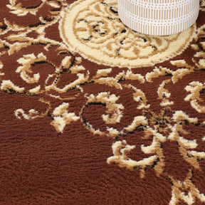 Oversized Medallion Modern Bohemian Indoor Area Rug or Runner Rug