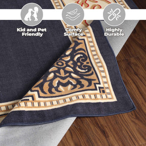 Oversized Medallion Modern Bohemian Indoor Area Rug or Runner Rug
