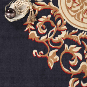Oversized Medallion Modern Bohemian Indoor Area Rug or Runner Rug
