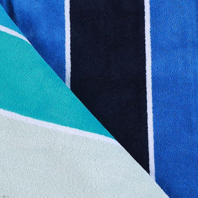 Pacific Stripe Cotton Oversized 4 Piece Beach Towel Set
