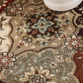 Palmyra Traditional Floral Medallion Indoor Area Rug Or Runner Rug