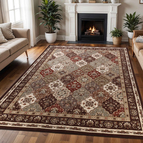 Palmyra Traditional Floral Medallion Indoor Area Rug Or Runner Rug