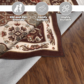 Palmyra Traditional Floral Medallion Indoor Area Rug Or Runner Rug
