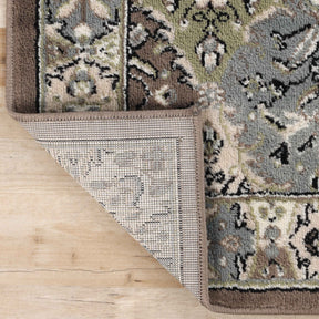 Paloma Contemporary Damask Indoor Area Rug or Runner Rug Or Door Mat