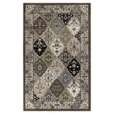 Paloma Contemporary Damask Indoor Area Rug or Runner Rug Or Door Mat