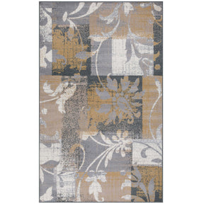 Pastiche Contemporary Floral Patchwork Indoor Area Rug or Runner