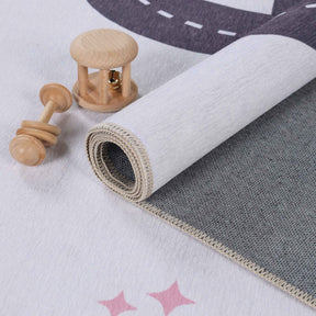Path Non-Slip Kids Playroom Nursery Washable Indoor Area Rug