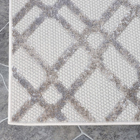 Paxson Geometric Diamond Lattice Indoor Outdoor Area Rug