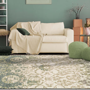 Pendleton Traditional Floral  Medallion Indoor Area Rug or Runner Rug