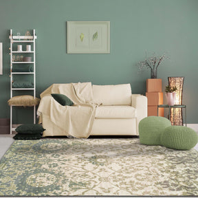 Pendleton Traditional Floral  Medallion Indoor Area Rug or Runner Rug