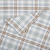 100% Cotton Flannel Plaid Bed Sheet Set - Classic Modern Farmhouse Deep Pocket