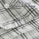 100% Cotton Flannel Plaid Farmhouse Duvet Cover Set