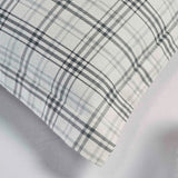 100% Cotton Flannel Plaid Farmhouse Duvet Cover Set