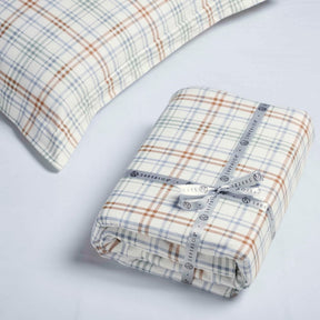 Plaid Flannel Cotton Classic Modern Farmhouse Duvet Cover Set