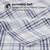 Plaid Flannel Cotton Classic Modern Farmhouse Pillowcases, Set of 2