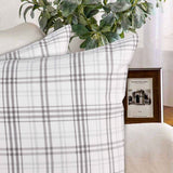 Plaid Flannel Cotton Classic Modern Farmhouse Pillowcases, Set of 2
