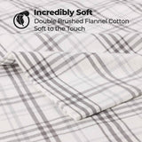 Plaid Flannel Cotton Classic Modern Farmhouse Pillowcases, Set of 2