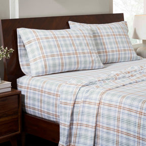 Plaid Flannel Cotton Classic Modern Farmhouse Pillowcases, Set of 2