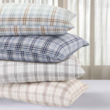 Plaid Flannel Cotton Classic Modern Farmhouse Pillowcases, Set of 2
