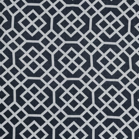 Printed Honey Comb Grommet Traditional Sheer Curtain Panel Set