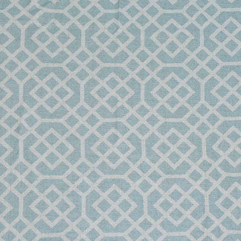 Printed Honey Comb Grommet Traditional Sheer Curtain Panel Set