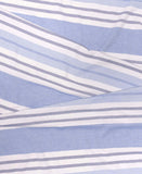 Racer Stripe Fouta 4 Piece Beach Towel Set with Tassels