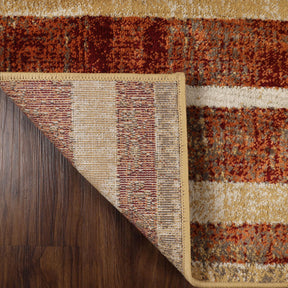 Radko Modern Striped Indoor Area Rugs or Runner Rug