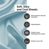 Rayon From Bamboo 300 Thread Count Solid Deep Pocket Sheet Set