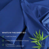Rayon From Bamboo 300 Thread Count Solid Deep Pocket Sheet Set