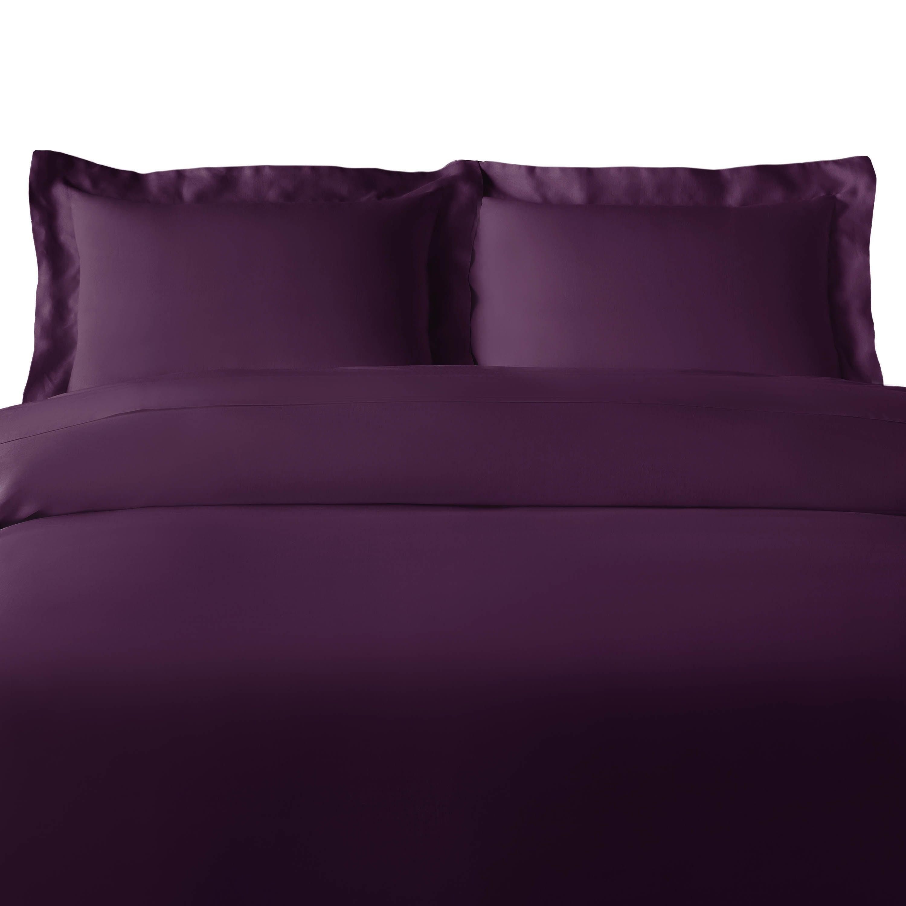 Rayon From Bamboo 300 Thread Count Solid Duvet Cover Set