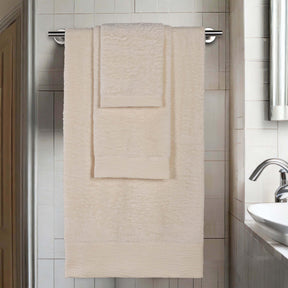 Rayon from Bamboo Eco-Friendly Fluffy Soft Solid 3 Piece Towel Set