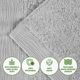 Rayon from Bamboo Eco-Friendly Fluffy Soft Solid 3 Piece Towel Set
