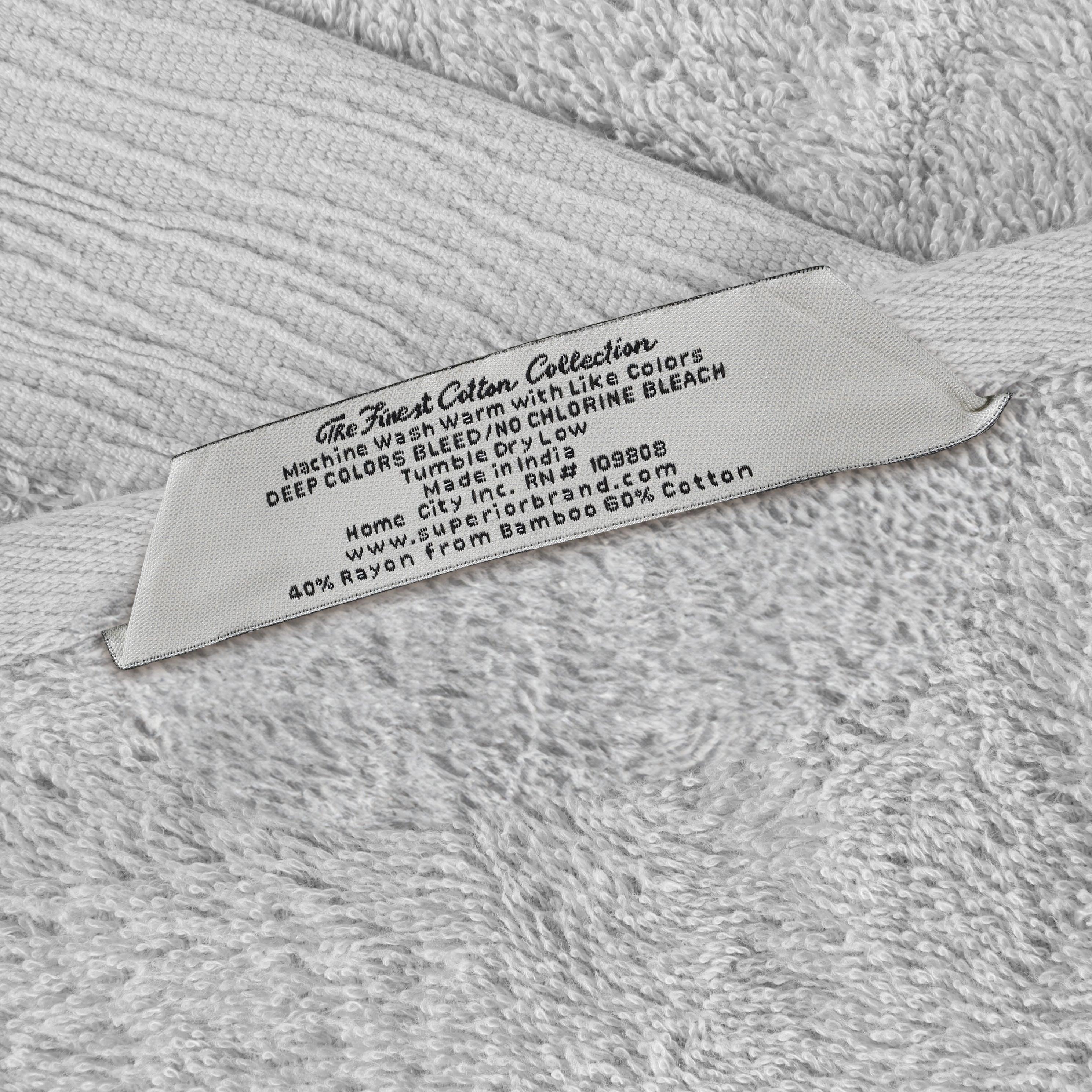 Rayon from Bamboo Eco-Friendly Fluffy Soft Solid 3 Piece Towel Set