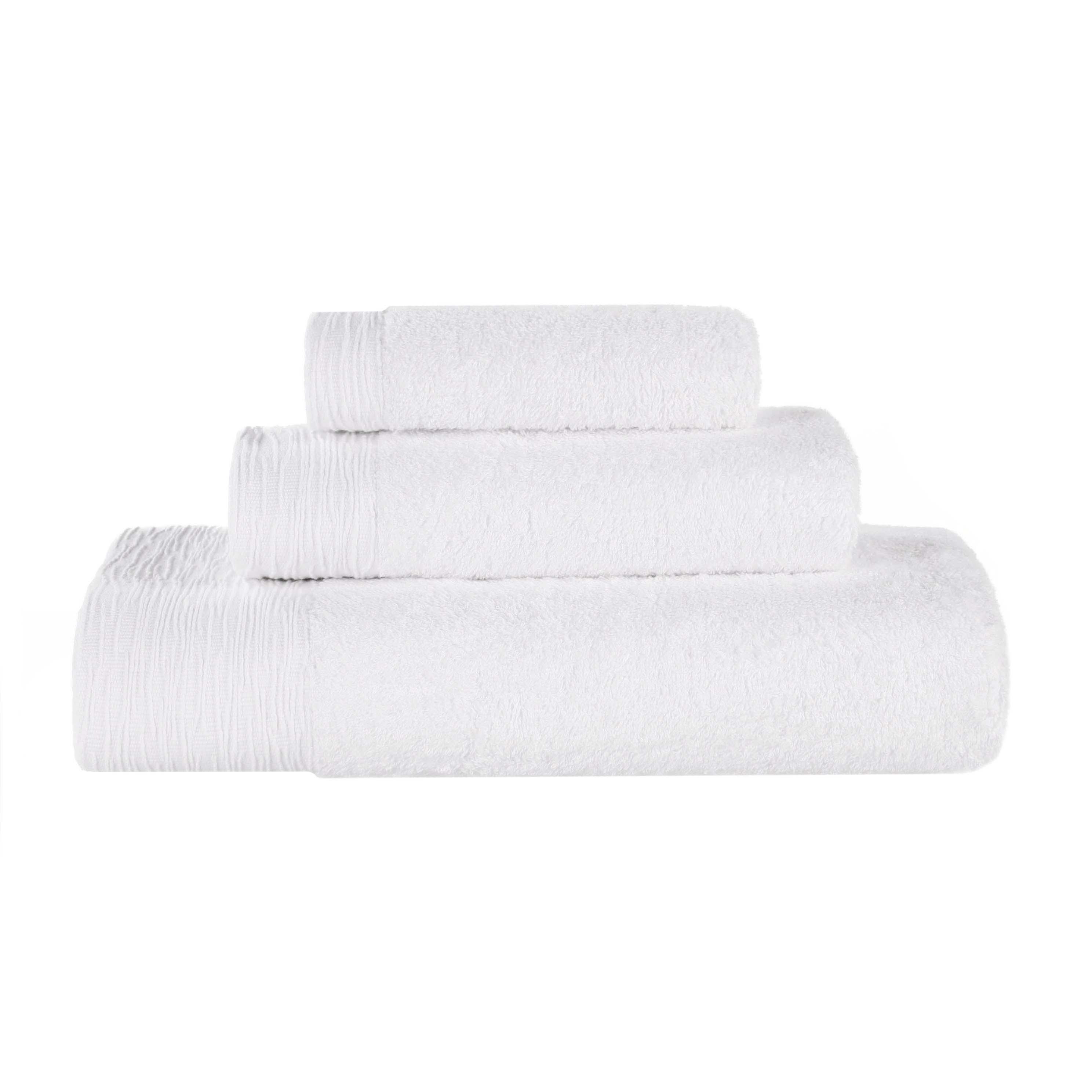 Rayon from Bamboo Eco-Friendly Fluffy Soft Solid 3 Piece Towel Set