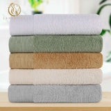 Rayon from Bamboo Eco-Friendly Fluffy Soft Solid 3 Piece Towel Set