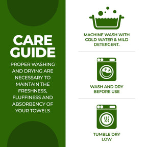 Rayon from Bamboo Eco-Friendly Fluffy Soft Solid 3 Piece Towel Set