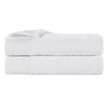 Rayon from Bamboo Eco-Friendly Fluffy Soft Solid Bath Sheet Set of 2