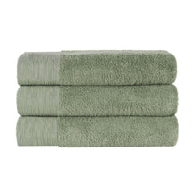 Rayon from Bamboo Eco-Friendly Fluffy Soft Solid Bath Towel Set of 3