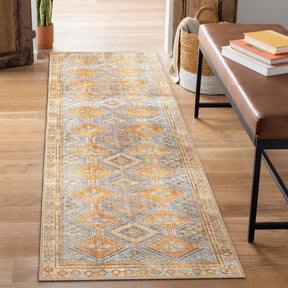 Ren Southwestern Geometric Diamonds Indoor Area Rug Or Runner